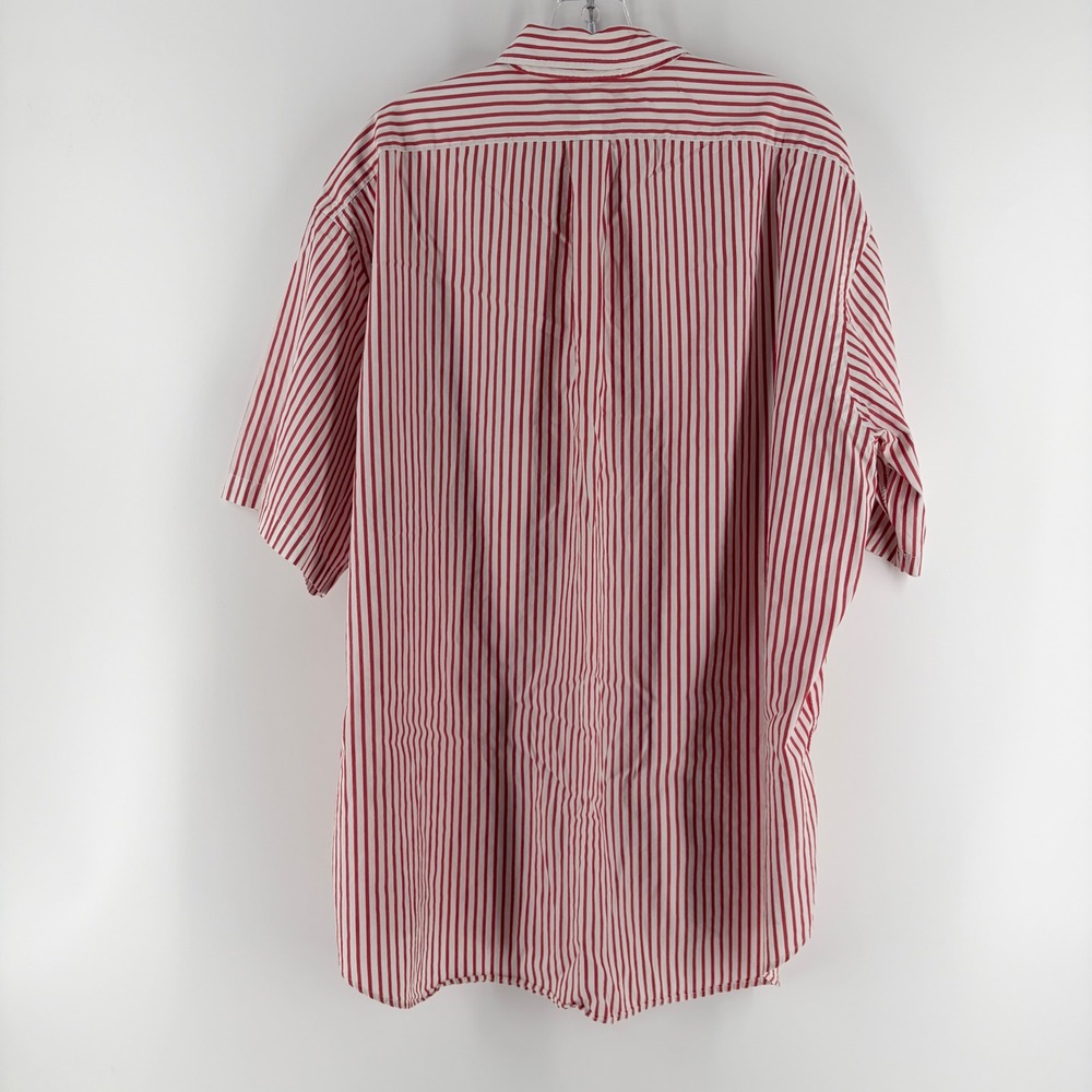 Ralph Lauren Golf Shirt Mens XL Tilden Vtg Striped Short Sleeve Button Down Pony - Picture 3 of 7